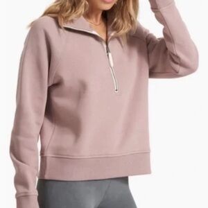 NWT Vuori Restore Half Zip Hoodie
Women's Fleece Pullover Medium Umber Color .